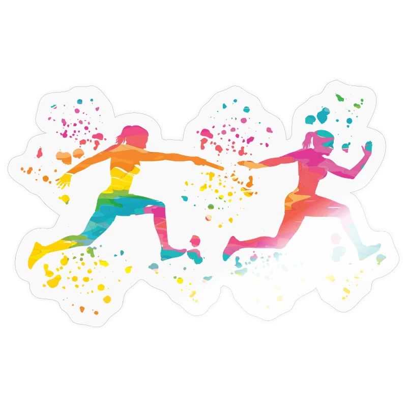 Coureur de relais, Course de relais, Course de relais, Course de relais