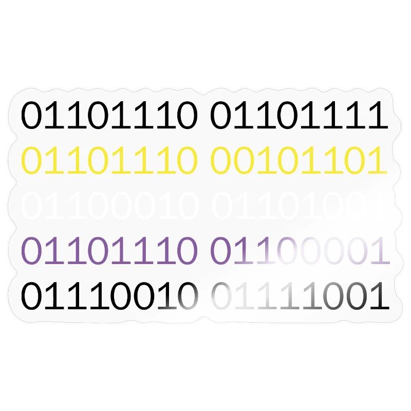 NON-BINARY en code binaire