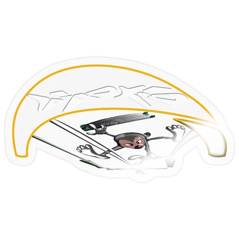 Active kiter with dynamic trajectory