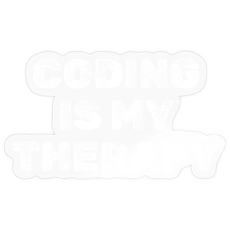 Coding Is My Therapy Programmierer Shirt