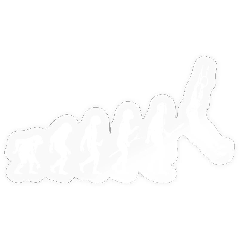 Evolution zur Climber Silhouette