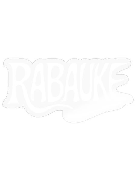 Rabauke - Sticker Größe S (10 x 10 cm) - Transparent glänzend - Vorne