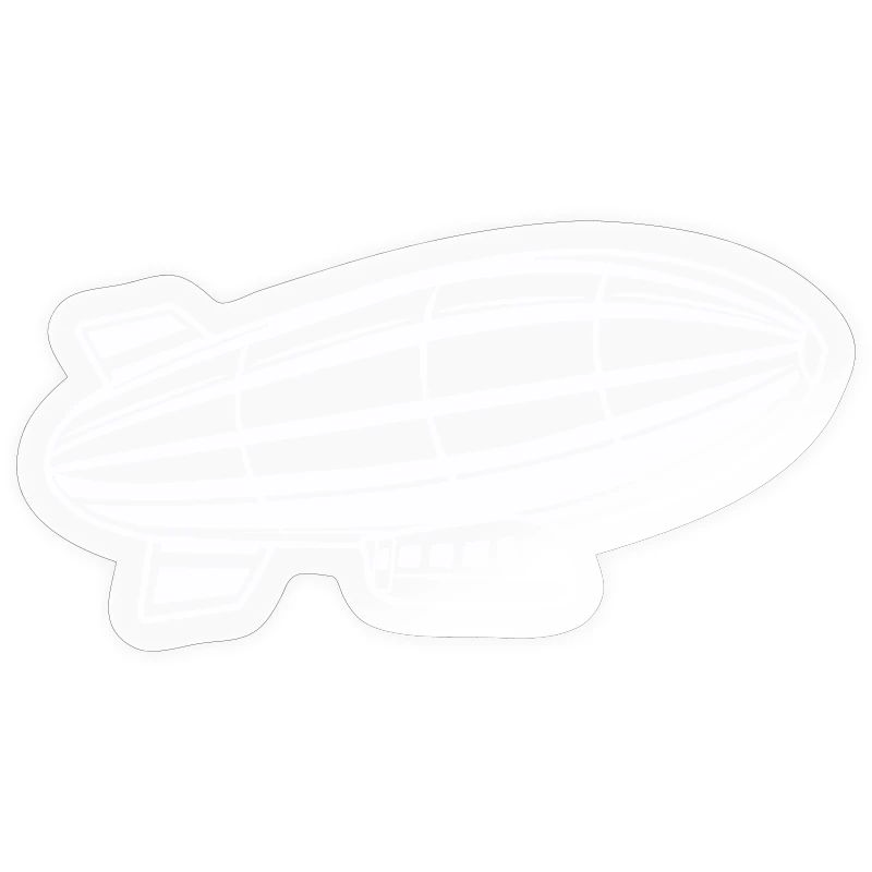 Silhouette de dirigeable Zeppelin