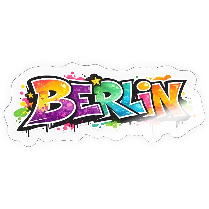 Berlin Graffiti Colour Explosion