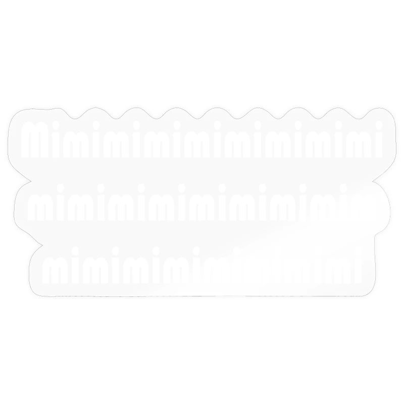 Mimi Typografie Muster Pattern