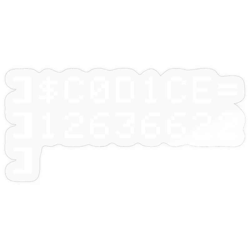 C0D1CE Codice 8-Bit Esadecimal Code Nerd Pix