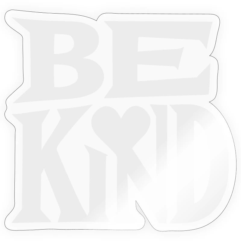 Slogan Be kind with heart