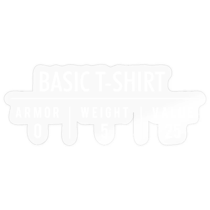 Basic T-Shirt Armor 0 Weight Value 25 RPG Gaming 