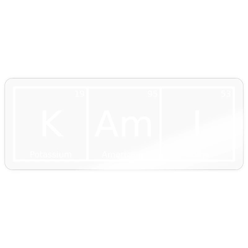 Kami Name First Name Chemistry Periodic Table Elements