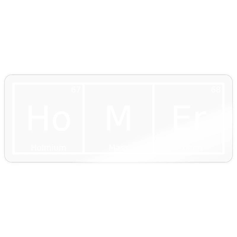 Homer Name First Name Chemistry Periodic Table Elements