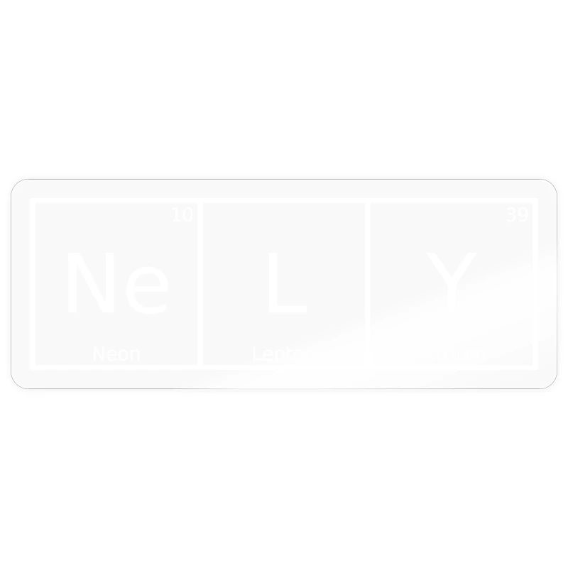 Nely Surname First Name Chemistry Periodic Table Elements
