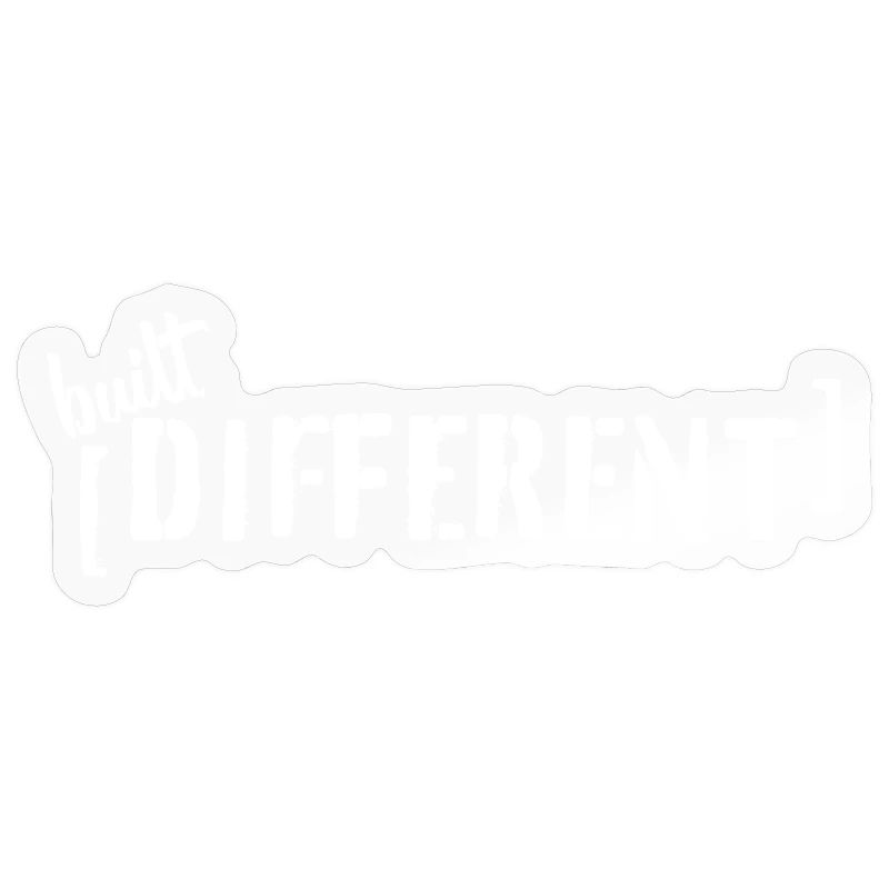 Built Different – Typo Statement Trend Saying