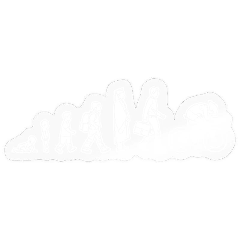 Evolution eines Radfahrers