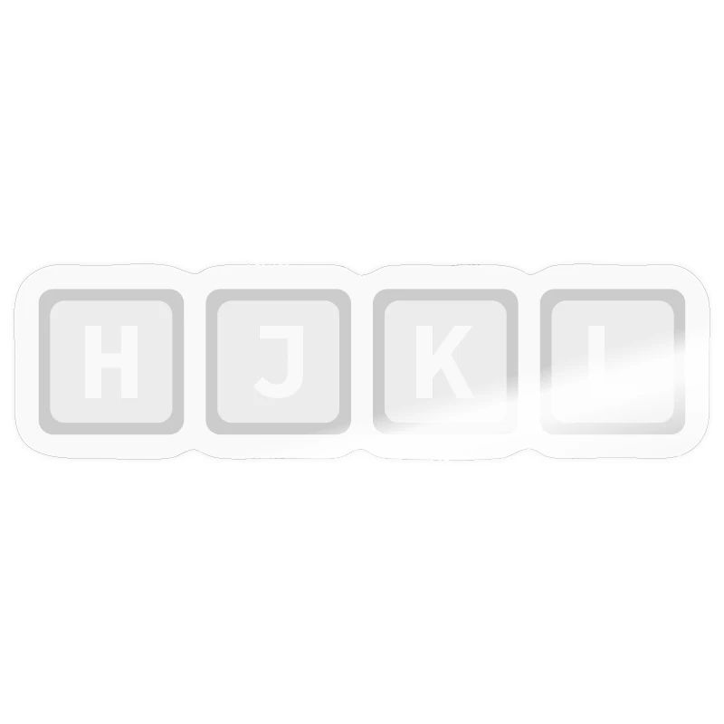 HJKL Computer Keys VI & Vim Code Geeks & Nerds