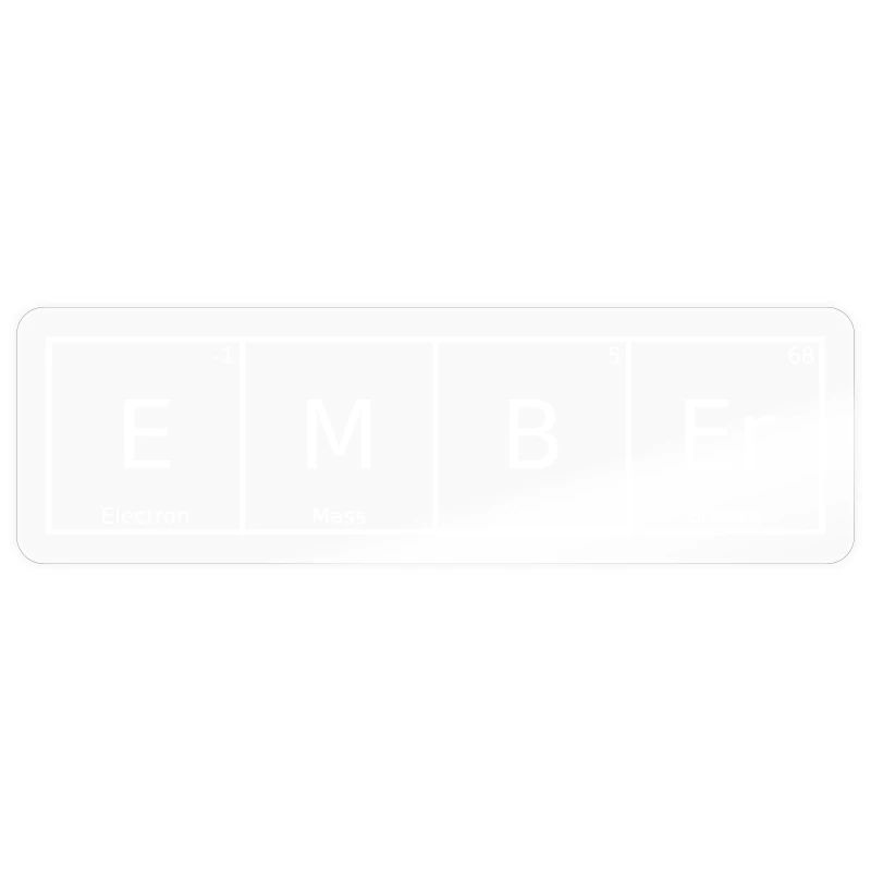 Ember Name First Name Chemistry Periodic Table Elements