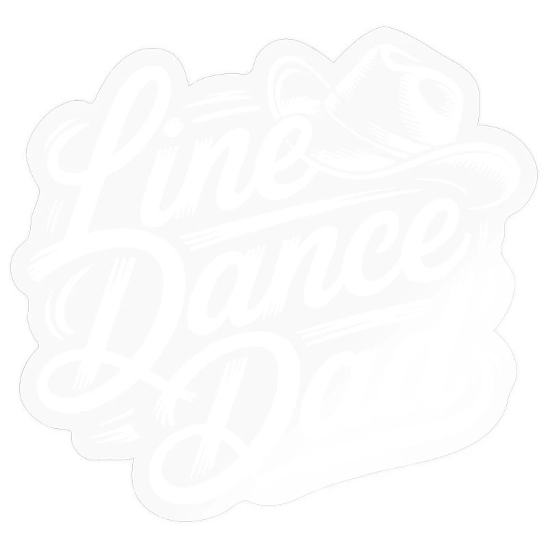 Line Dance Dad - Script Logo