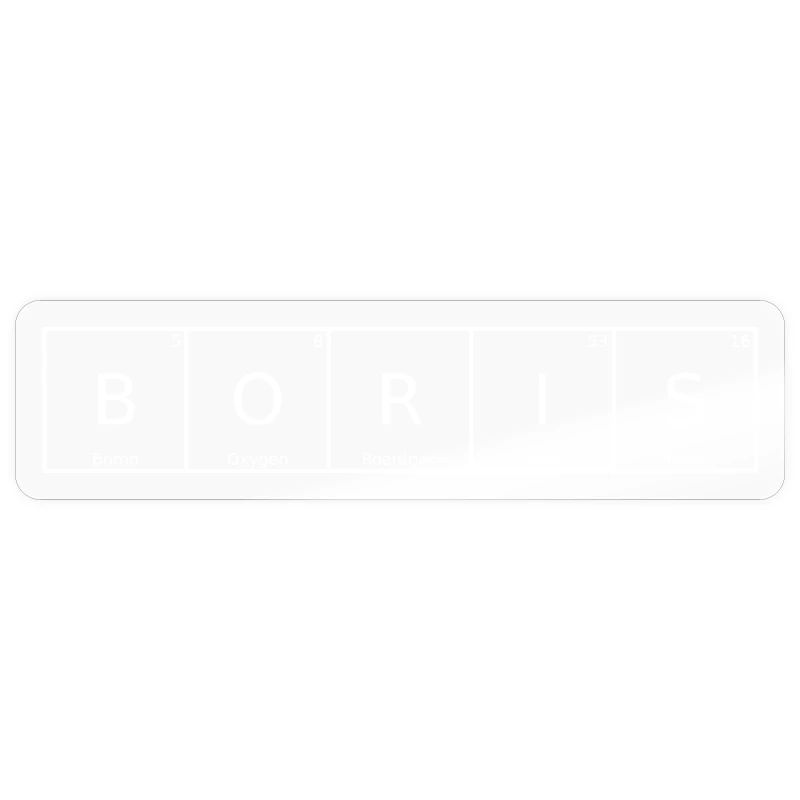 Boris Name First Name Chemistry Periodic Table Elements
