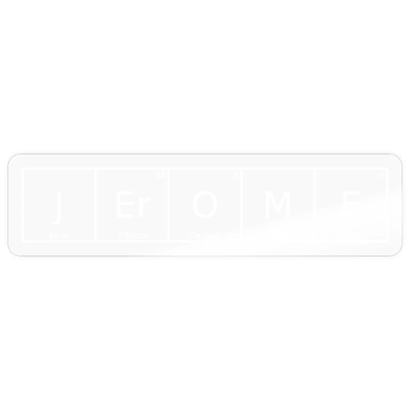Jerome Name First Name Chemistry Periodic Table Elements