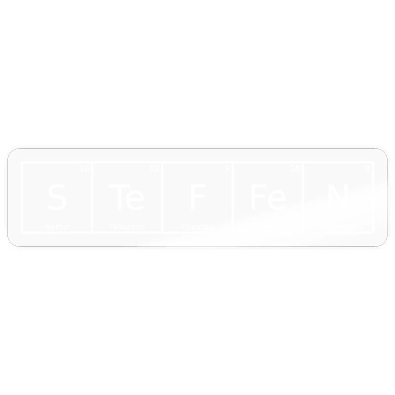 Steffen Name First Name Chemistry Periodic Table Element