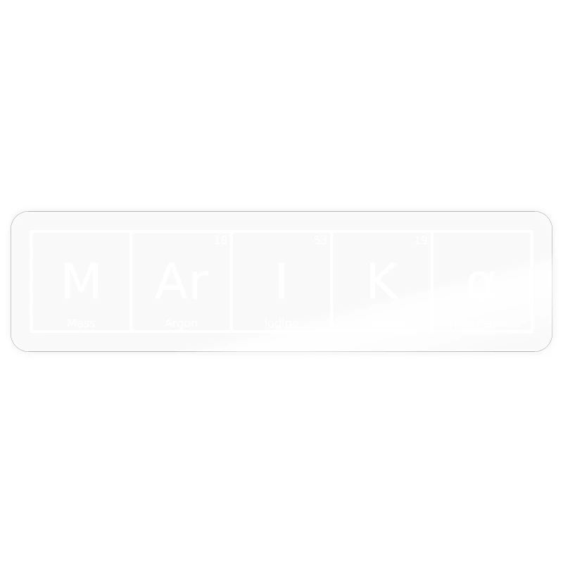 Marika Name First Name Chemistry Periodic Table Elements