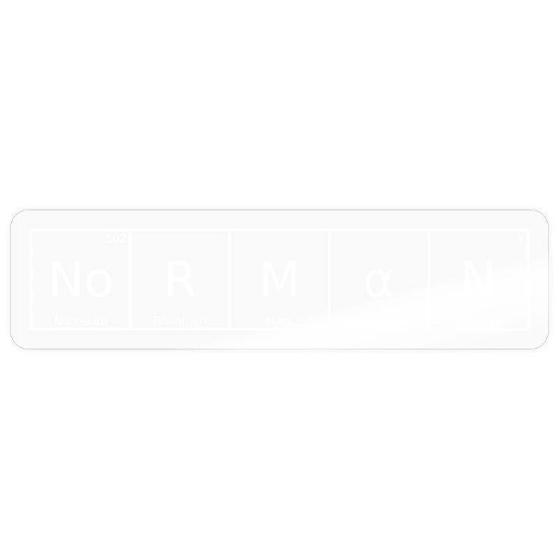 Norman Name First Name Chemistry Periodic Table Elements