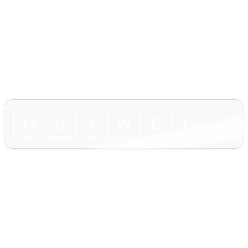 Maxwell Surname First Name Chemistry Periodic Table Element