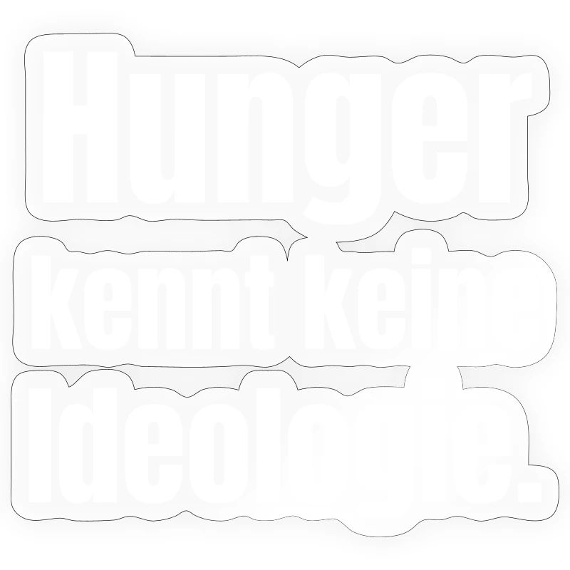 Hunger knows no ideology