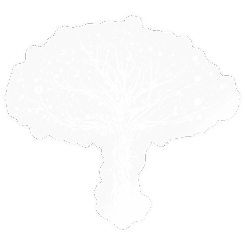 A white tree