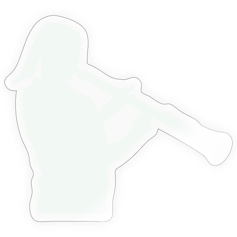 Silhouette avec clarinette