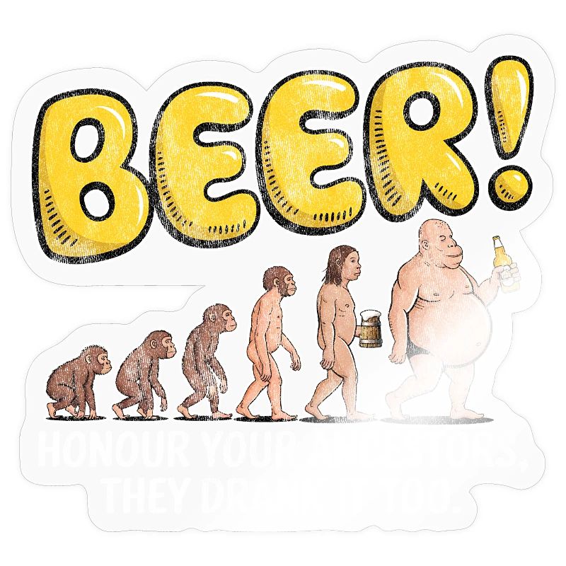 Evolution Beer Lustiges Witziges Bier
