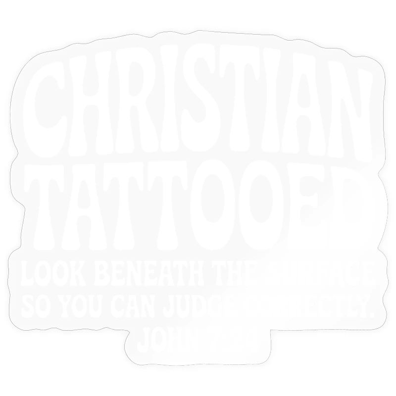 Christlich tätowierter Blick unter die Oberfläche