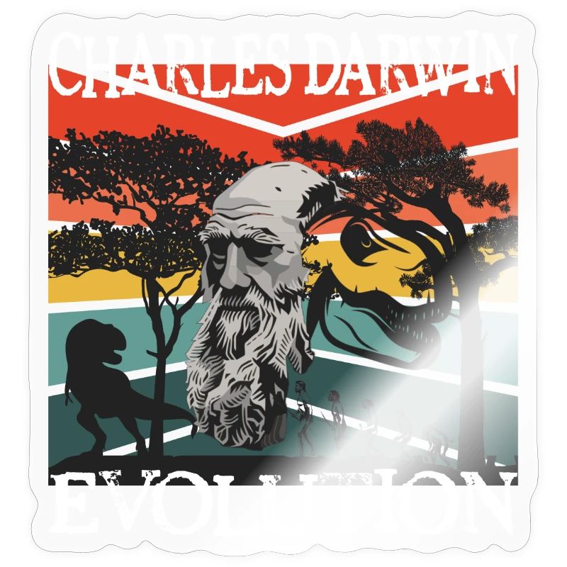 Charles Darwin Evolution textile Geschenkidee
