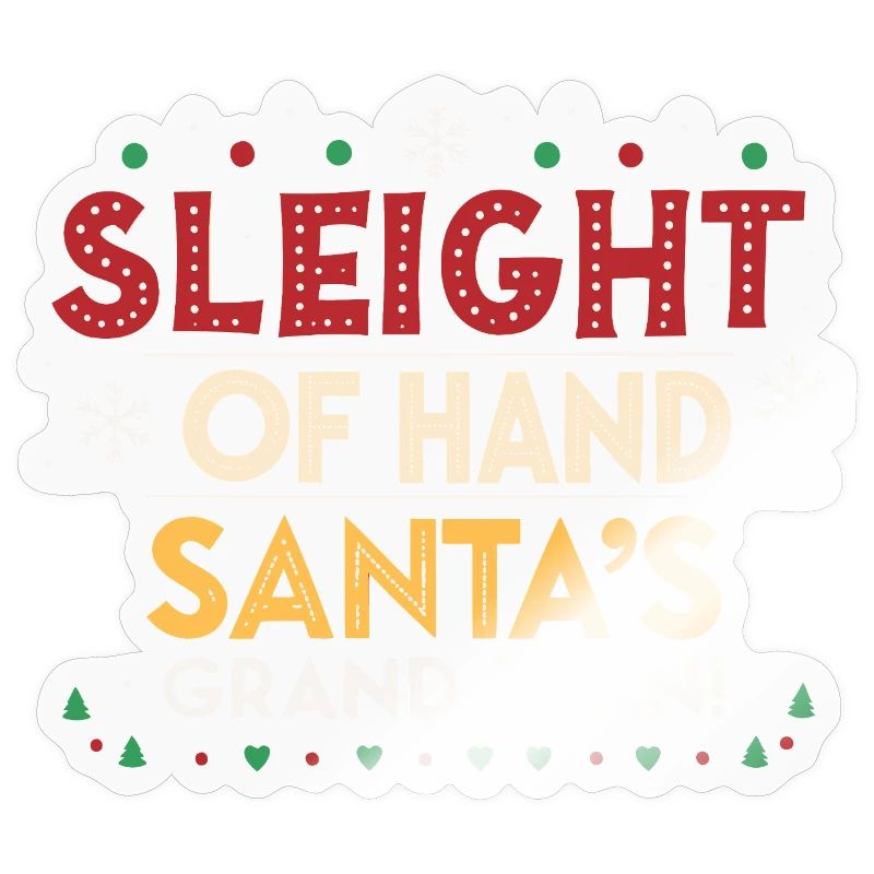 Weihnachtsmann-Handplan groß