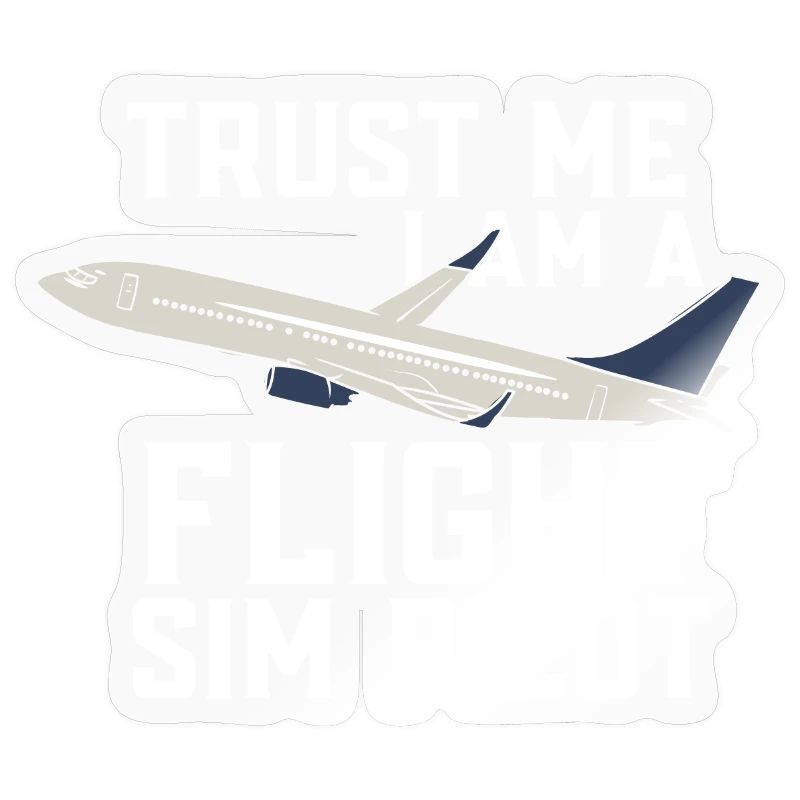 Tust me Je suis un pilote de simulation de vol Flight Simulator