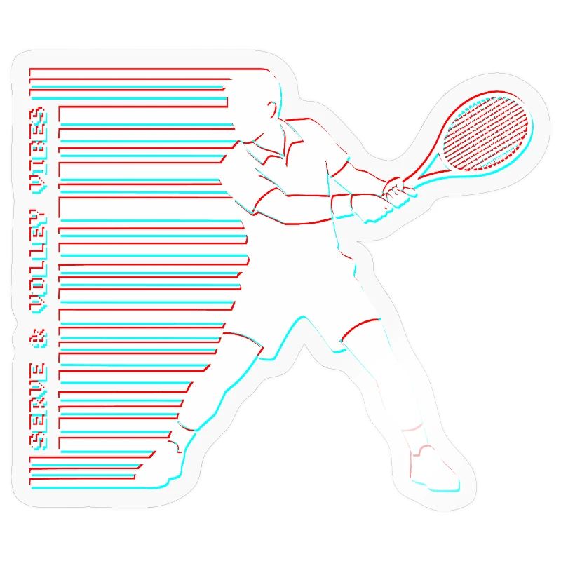 Tennis Glitch Barcode Sweat à capuche