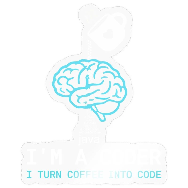T-shirt Coder : Du café dans le code – Nerdy Programmie