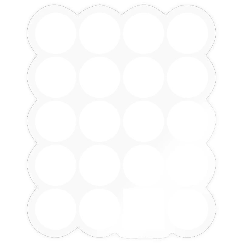Polka Dot Grid with Accent Square