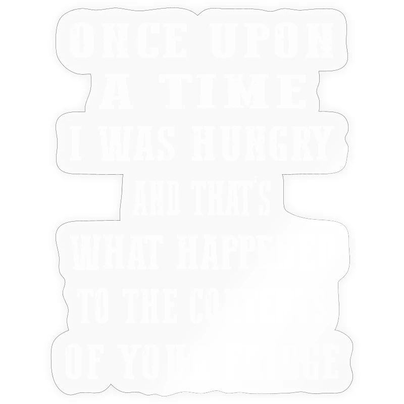 Il était une fois j’avais faim