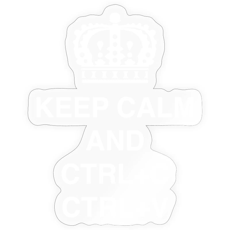 T-shirts de classe Keep calm et CTRL+C CTRL+V