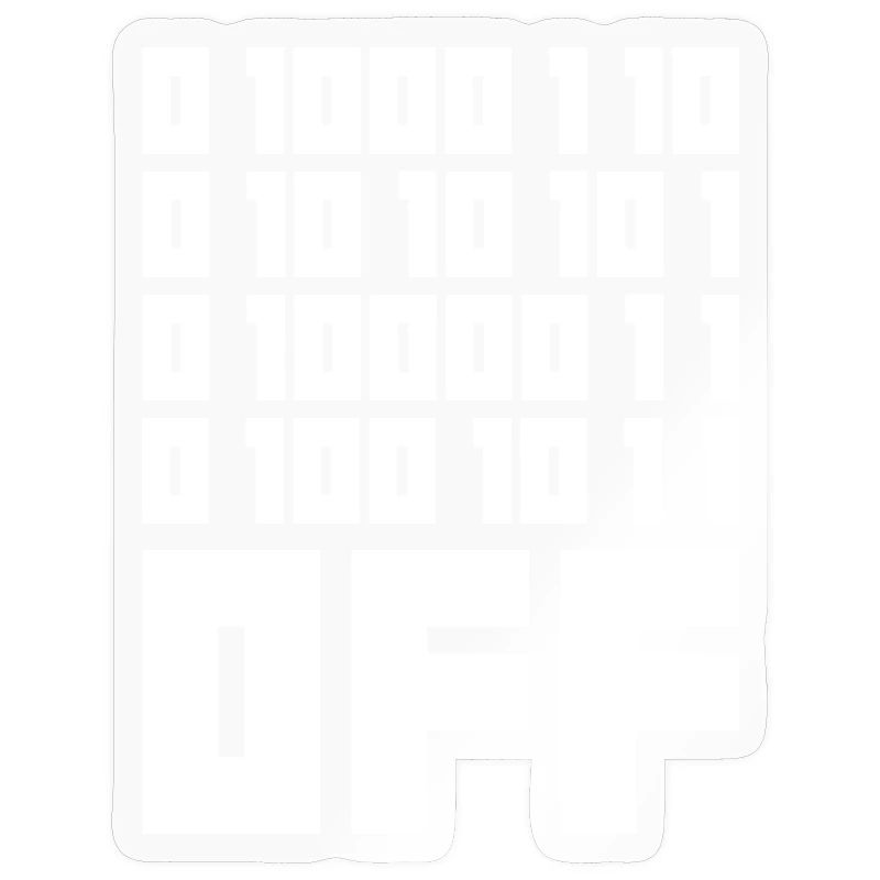 Binary Code F**k OFF – Humour Nerd & Geek Code