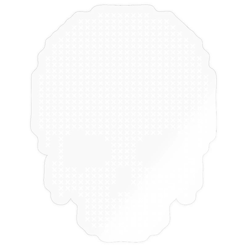 Points de crâne géométriques à points