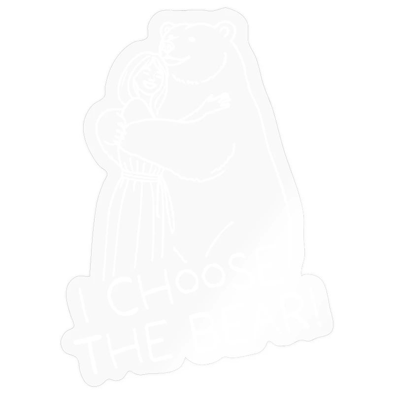 Mann oder Bär? I Choose The Bear // schwarz