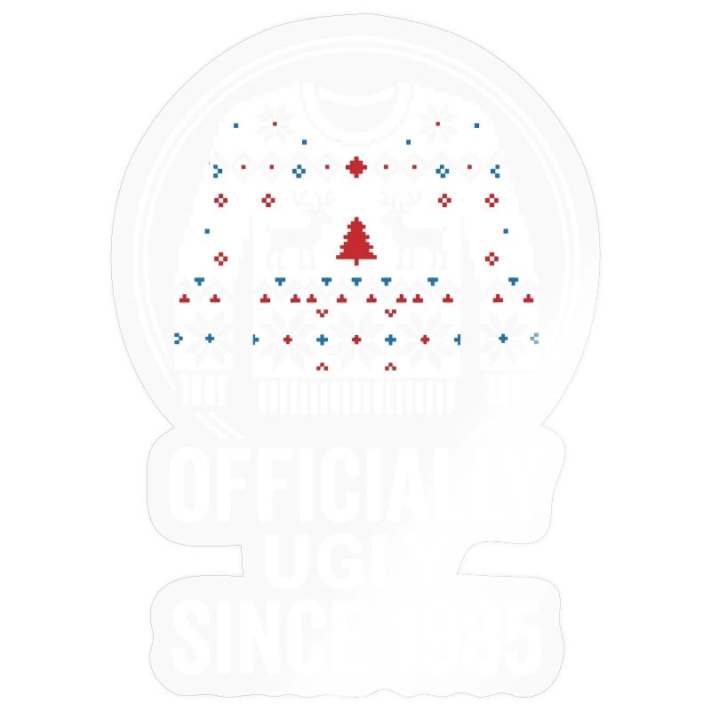 Offiziell Ugly 1985 Weihnachtspullover