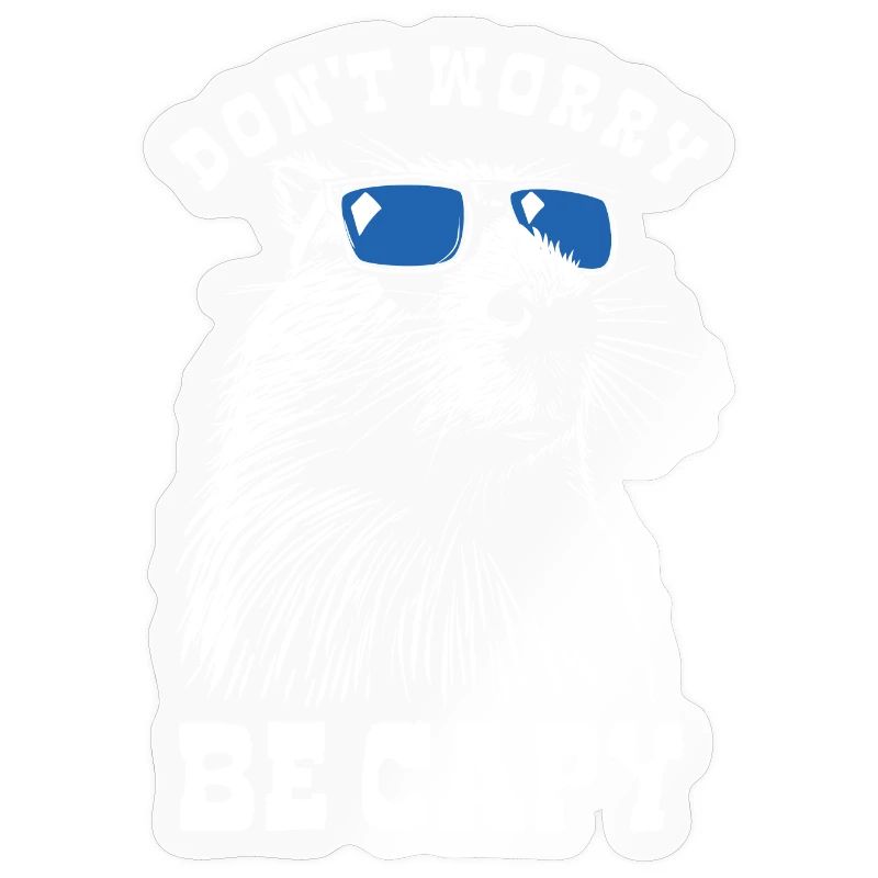 Capybara - Don't worry, be capy - Spruch
