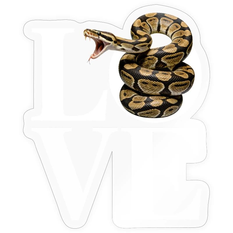 Königspython Schlangen LOVE Terrarium Python