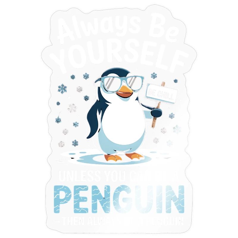 Sei immer du selbst, es sei denn, du kannst ein Pinguin sein