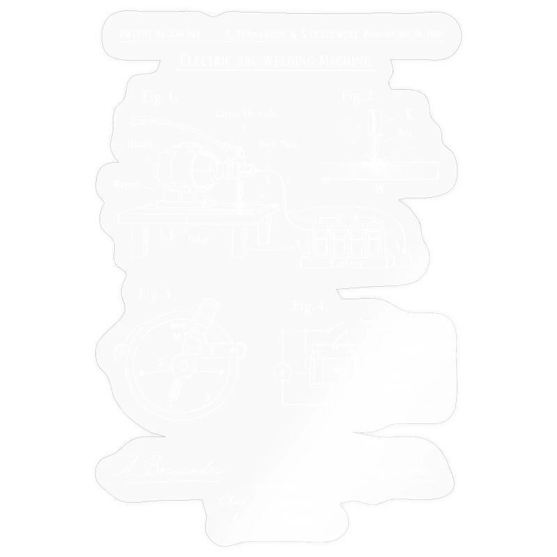 Plan de la machine à soudure à arc