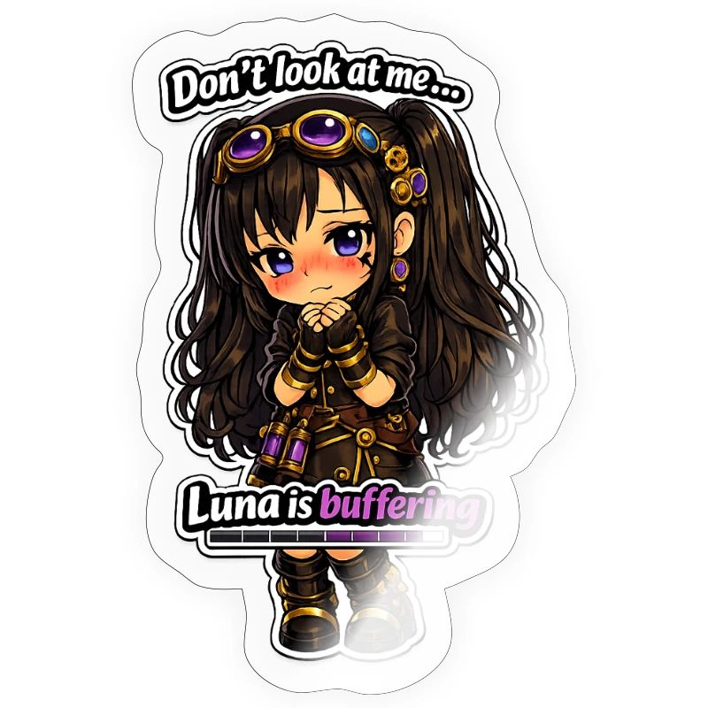 Luna Buffing Chibi Steampunk