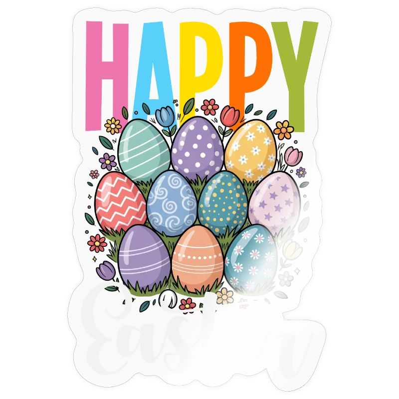 Happy Easter Sweet Easter Bunny Egg Hunt Easter Eggs