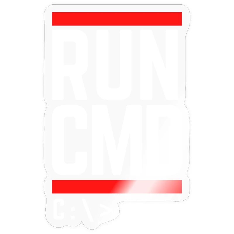 Run CMD Lustiger Spruch Informatik Nerd Code